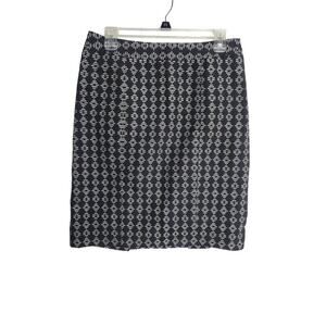 Etcetera Pencil Skirt sz 6 Aztec Geometric pattern Careerwear professional